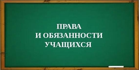 Правила обучения. Права и обязанности учащегося.