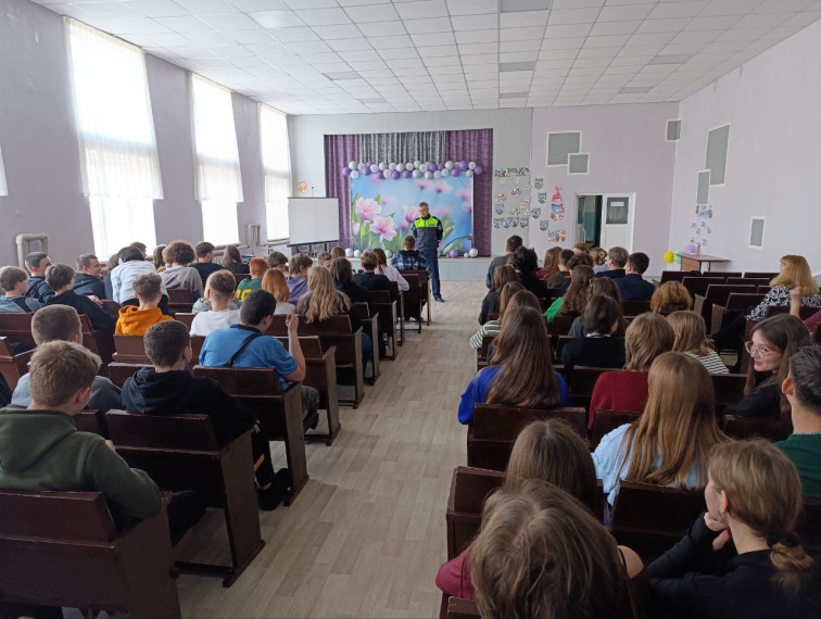 Встреча с работников ГИБДД.